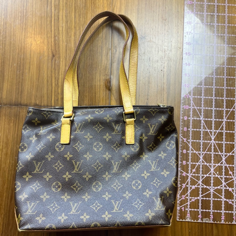 Louis Vuitton Cabas Piano Monogram Shoulder Bag Authentic LV Tote